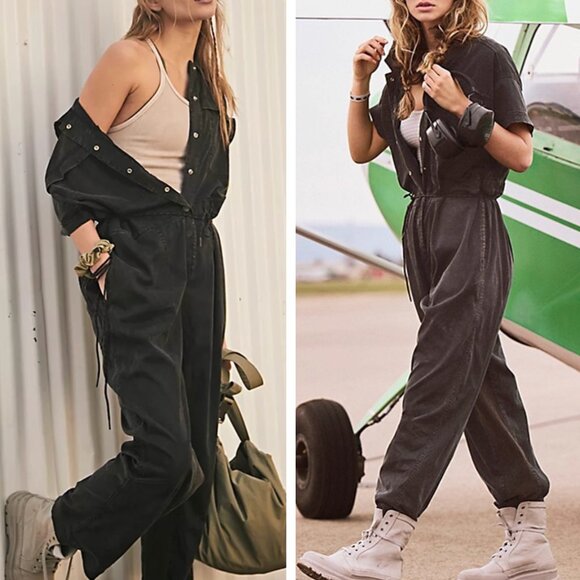 NWT Free People FP Movement Kali Utility Jumpsuit Onesie...